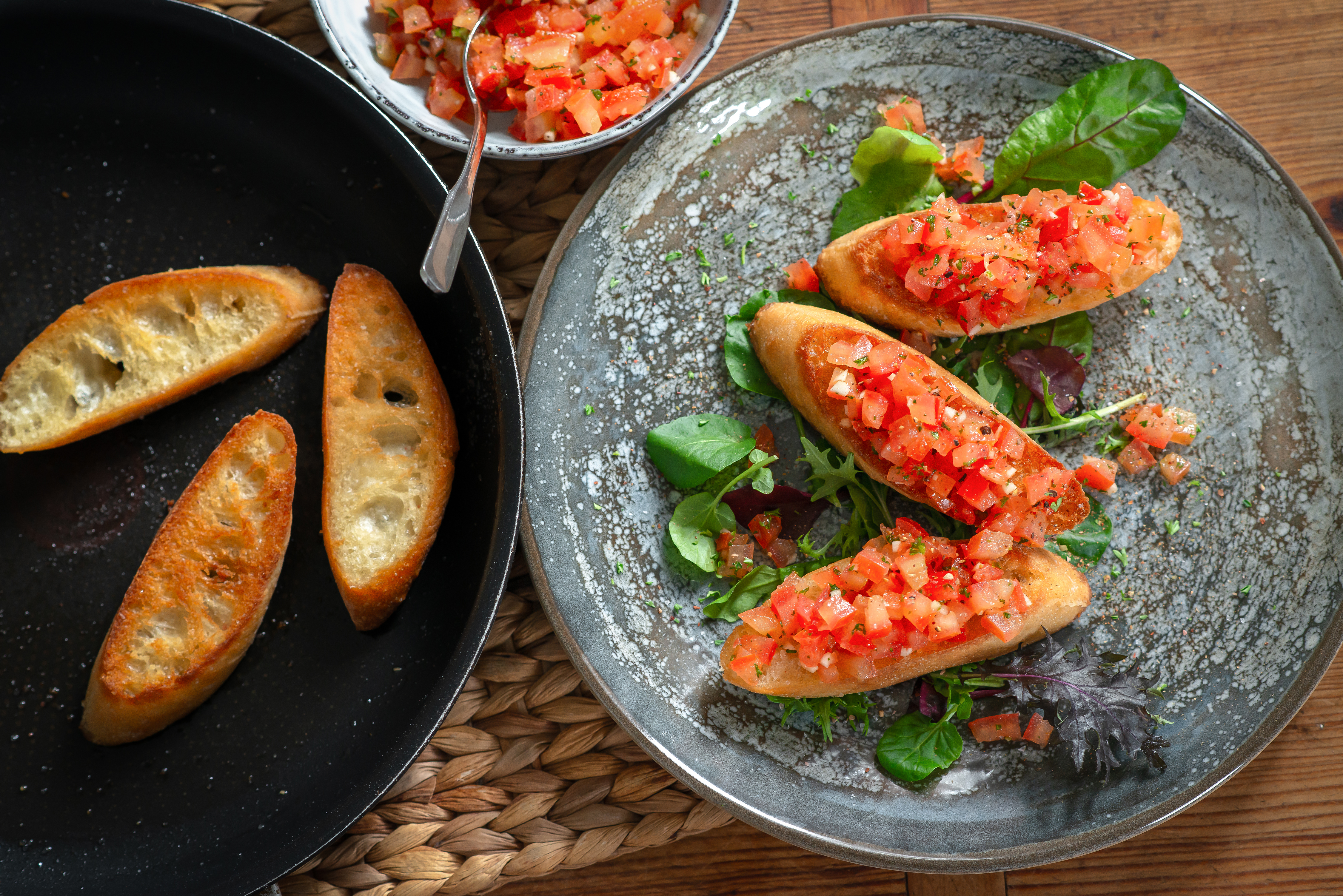 Knuspriges Bruschetta