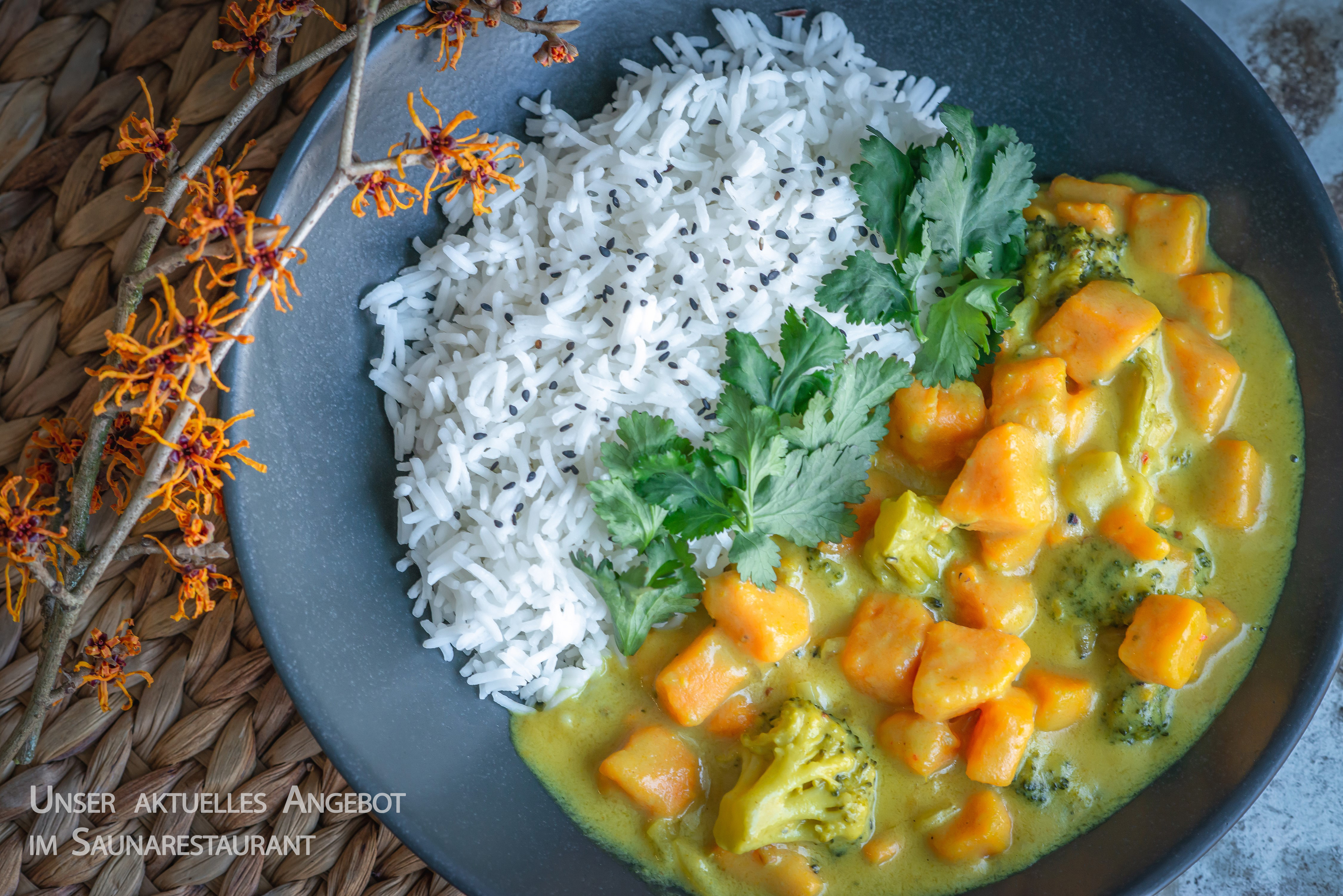 Süßkartoffel- Curry